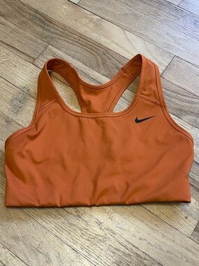 Nike Orange Racerback Sports Bra